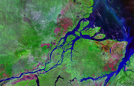 La desembocadura del río Amazonas