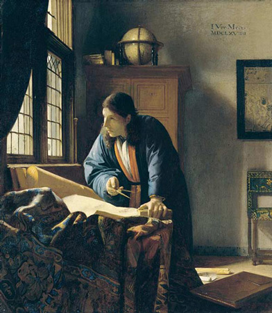 El geógrafo, Vermeer